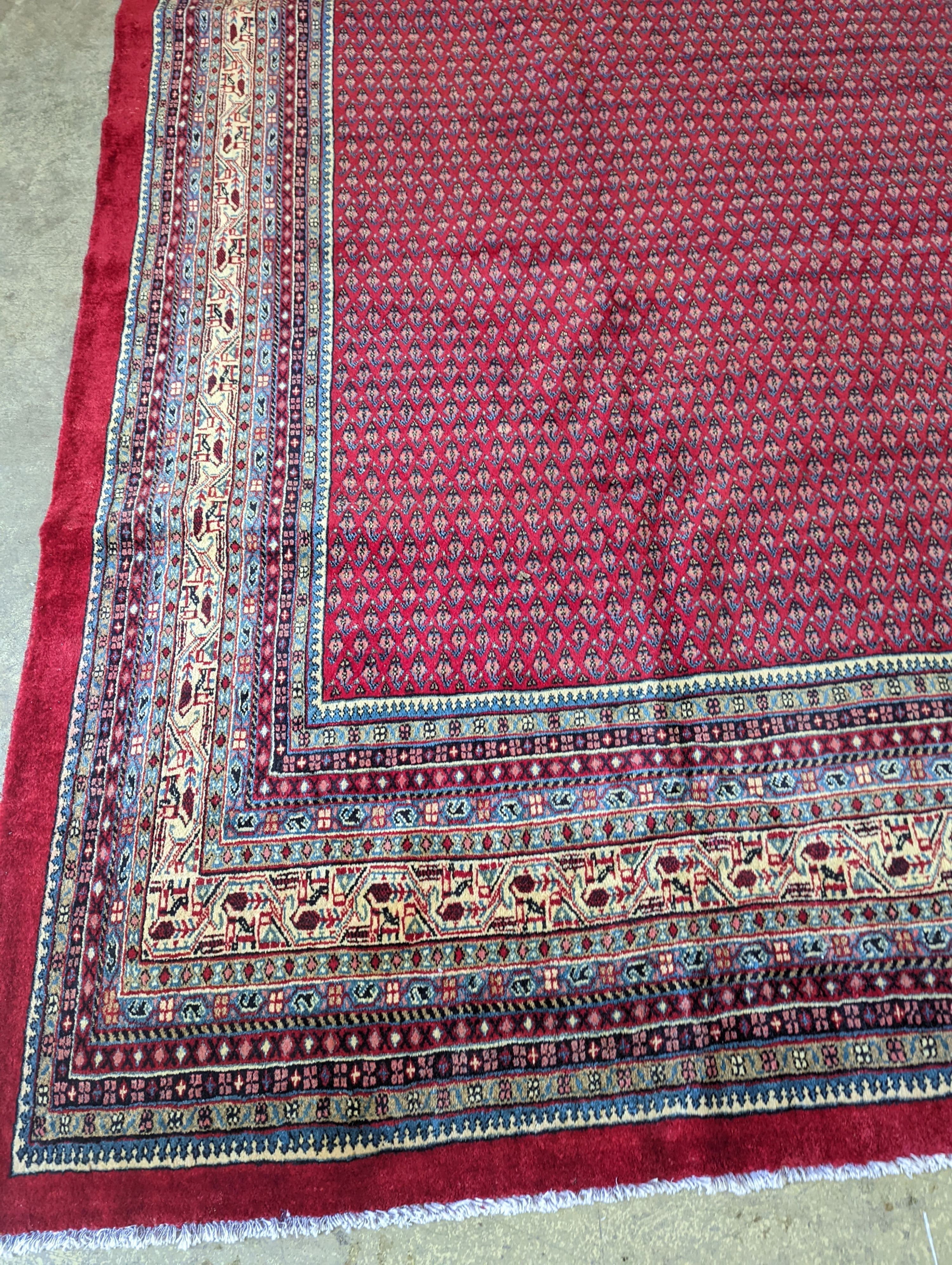 An Araak carpet, 390 x 260cm